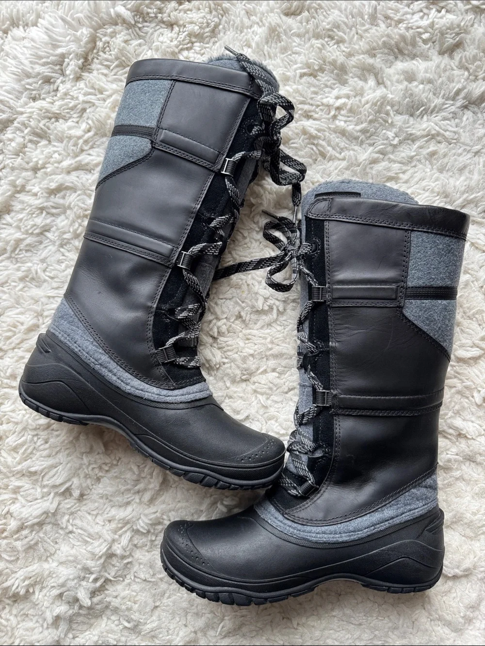 North Face Shellista Tall Lace Up Boots